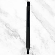 Matt Black Ball Pen – Blue Ink | BallPenBazaar