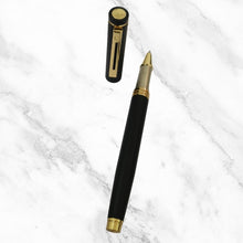 Matt Black Ball Pen – Gold Clip | Openable | Smooth Blue Ink | BallPenBazaar