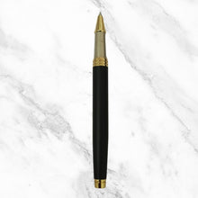 Matt Black Ball Pen – Gold Clip | Openable | Smooth Blue Ink | BallPenBazaar