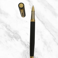 Matt Black Ball Pen – Gold Clip | Openable | Smooth Blue Ink | BallPenBazaar