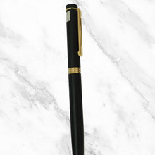 Matt Black Ball Pen – Gold Clip | Openable | Smooth Blue Ink | BallPenBazaar