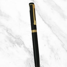 Matt Black Ball Pen – Gold Clip | Openable | Smooth Blue Ink | BallPenBazaar
