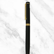Matt Black Ball Pen – Gold Clip | Openable | Smooth Blue Ink | BallPenBazaar