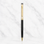Matt Black & Cream Dual Tone Ball Pen – Gold Clip | Twist Mechanism | Blue Ink