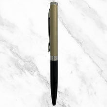 Matt Black & Gray Dual Color Mini Ball Pen – Elegant Silver Clip | Premium Twist Mechanism | Smooth Blue Ink Writing