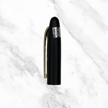 Matt Black Magnetic Cap Ball Pen – Gold Clip | Openable Mechanism | Blue Ink