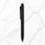 Matt Black Mini Ball Pen – Glossy Black Clip | Mobile Touch Twist Mechanism