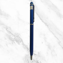 Matt Blue Twist Ball Pen – Silver Clip | Smooth Blue Ink | BallPenBazaar