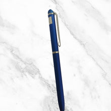 Matt Blue Twist Ball Pen – Silver Clip | Smooth Blue Ink | BallPenBazaar