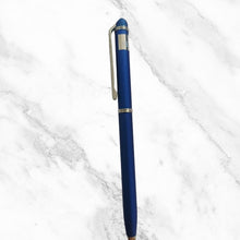 Matt Blue Twist Ball Pen – Silver Clip | Smooth Blue Ink | BallPenBazaar