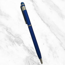 Matt Blue Twist Ball Pen – Silver Clip | Smooth Blue Ink | BallPenBazaar