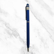 Matt Blue Twist Ball Pen – Silver Clip | Smooth Blue Ink | BallPenBazaar