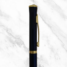 Matt Blue Mini Ball Pen with Gold Clip – Twist Mechanism...