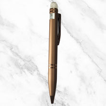 Matt Coffee Ball Pen – Diamond Twist Top | Smooth Blue Ink 