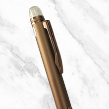 Matt Coffee Ball Pen – Diamond Twist Top | Smooth Blue Ink 