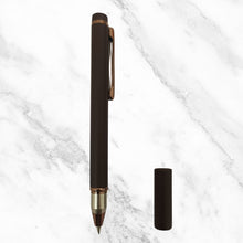 Matt Coffee Ball Pen – Blue Ink | Executive Open Cap Pen | BallPenBazaar