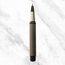 Matt Coffee Designer Ball Pen – White Design | Magnetic Cap | Blue Ink