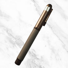 Matt Coffee Designer Ball Pen – White Design | Magnetic Cap | Blue Ink
