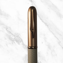 Matt Coffee Designer Ball Pen – White Design | Magnetic Cap | Blue Ink