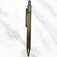 Matt Cream and Brown Ball Pen – Blue Ink | BallPenBazaar