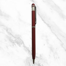 Matt Maroon Ball Pen – Blue Ink | Silver Clip | Twist Mechanism | BallPenBazaar