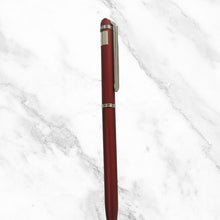 Matt Maroon Ball Pen – Blue Ink | Silver Clip | Twist Mechanism | BallPenBazaar
