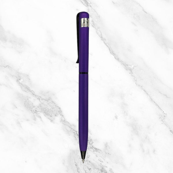 Matt Purple Ball Pen – Twist Mechanism | Blue Ink | BallPenBazaar