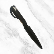 Matte Black Ball Pen – Glossy Black Clip | Slider Click | Smooth Blue Ink