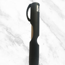 Matte Black Ball Pen with Glossy Black Clip | Slider Click | Smooth Blue Ink