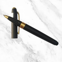 Matte Black Ball Pen with Gold Clip – Mobile Touch | Smooth Blue Ink 