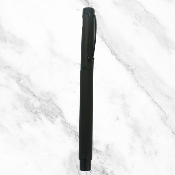 Matte Black Openable Ball Pen – Blue Ink | BallPenBazaar