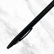 Matte Black Ball Pen – Sleek Twist Mechanism | Smooth Blue Ink