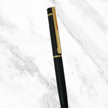Matte Black Ball Pen with Gold Clip – Twist Mechanism | Premium Blue Ink Pen