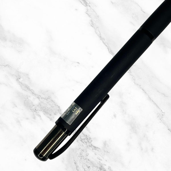 Matte Black Gunmetal Click Ball Pen – Blue Ink | BallPenBazaar