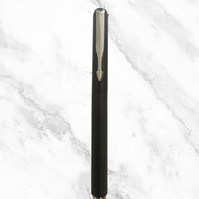 Matte Black Ball Pen – Silver Clip | Openable Cap | Blue Ink