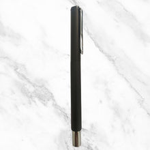 Matte Black Ball Pen – Silver Clip | Openable Cap | Blue Ink