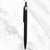 Matte Black Body with Glossy Black Clip Ball Pen – Click Mechanism