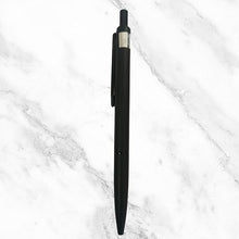Matte Black Click Ball Pen – Blue Ink | Sleek Office Pen