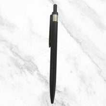 Matte Black Click Ball Pen – Blue Ink | Sleek Office Pen