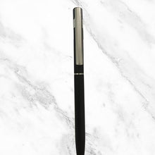 Matte Black Ball Pen – Silver Clip | Twist Mechanism | Blue Ink | BallPenBazaar