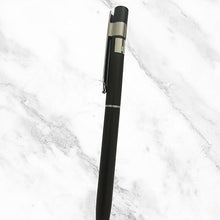 Matte Black Ball Pen – Silver Clip | Twist Mechanism | Blue Ink | BallPenBazaar