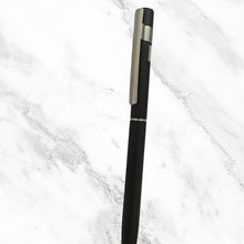 Matte Black Ball Pen – Silver Clip | Twist Mechanism | Blue Ink | BallPenBazaar