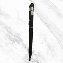 Matte Black Ball Pen – Silver Clip | Twist Mechanism | Blue Ink | BallPenBazaar