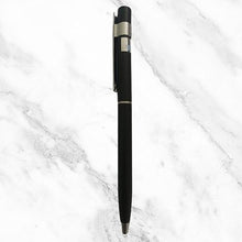 Matte Black Ball Pen – Silver Clip | Twist Mechanism | Blue Ink | BallPenBazaar