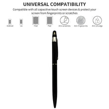 Matte Black  Color Body Mobile Touch Ball Pen – Twist Mechanism | Smooth Writing with Glycer 0.6mm Blue Ink