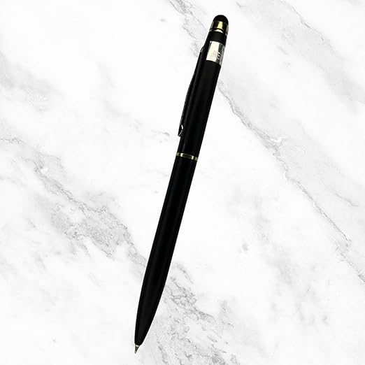 Matte Black  Color Body Mobile Touch Ball Pen – Twist Mechanism | Smooth Writing with Glycer 0.6mm Blue Ink