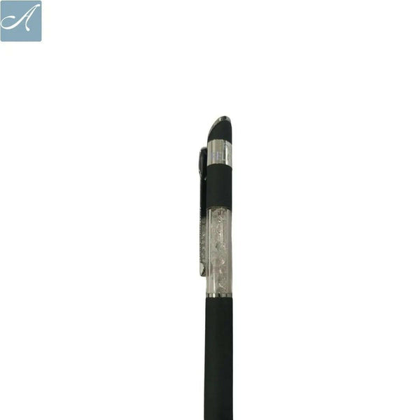 Matte Black Diamond Pen – Smooth Blue Ink | BallPenBazaar