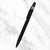 Ballpen Bazaar Stylus Matt Black Ball Pen with Black Clip | Twist Mechanism | Black Ink | Premium Metal Pen (1 Pc)