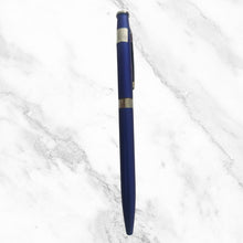 Matte Blue Twist Ball Pen – Silver Clip | Premium Blue Ink | Sleek Matte Finish