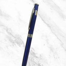 Matte Blue Twist Ball Pen – Silver Clip | Premium Blue Ink | Sleek Matte Finish